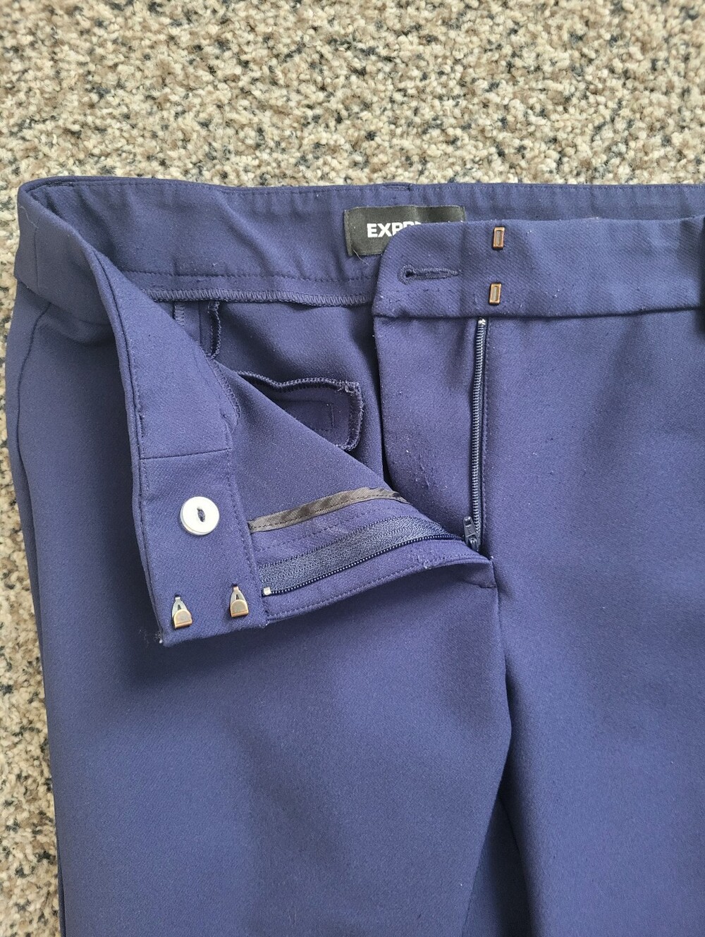 Express Stretch+ Skinny Mid Rise Pants - Picture 2 of 9